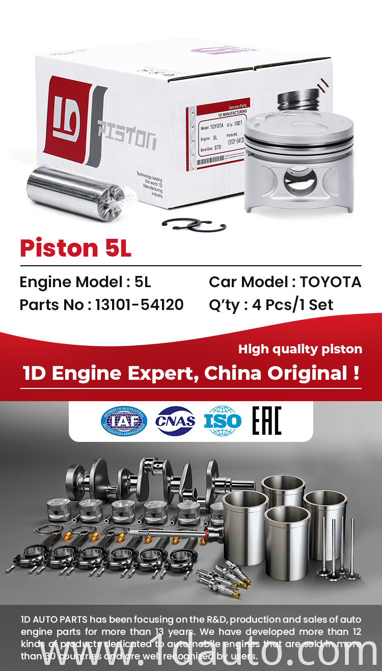 TOYOTA 5L Engine Piston Set